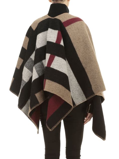 burberry cape poncho fake